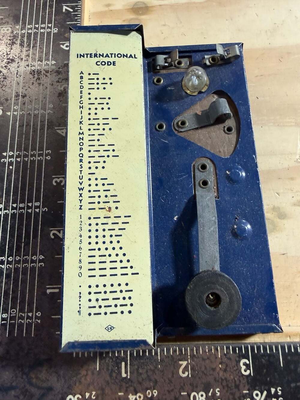 Vintage Western Union Standard Radio Telegraph Signal Set Toy (Z)